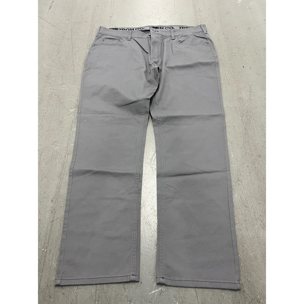Iron Co. Patriot Pants Mens 38x32 Slate Stretch Straight Leg Classic Outdoor NWT